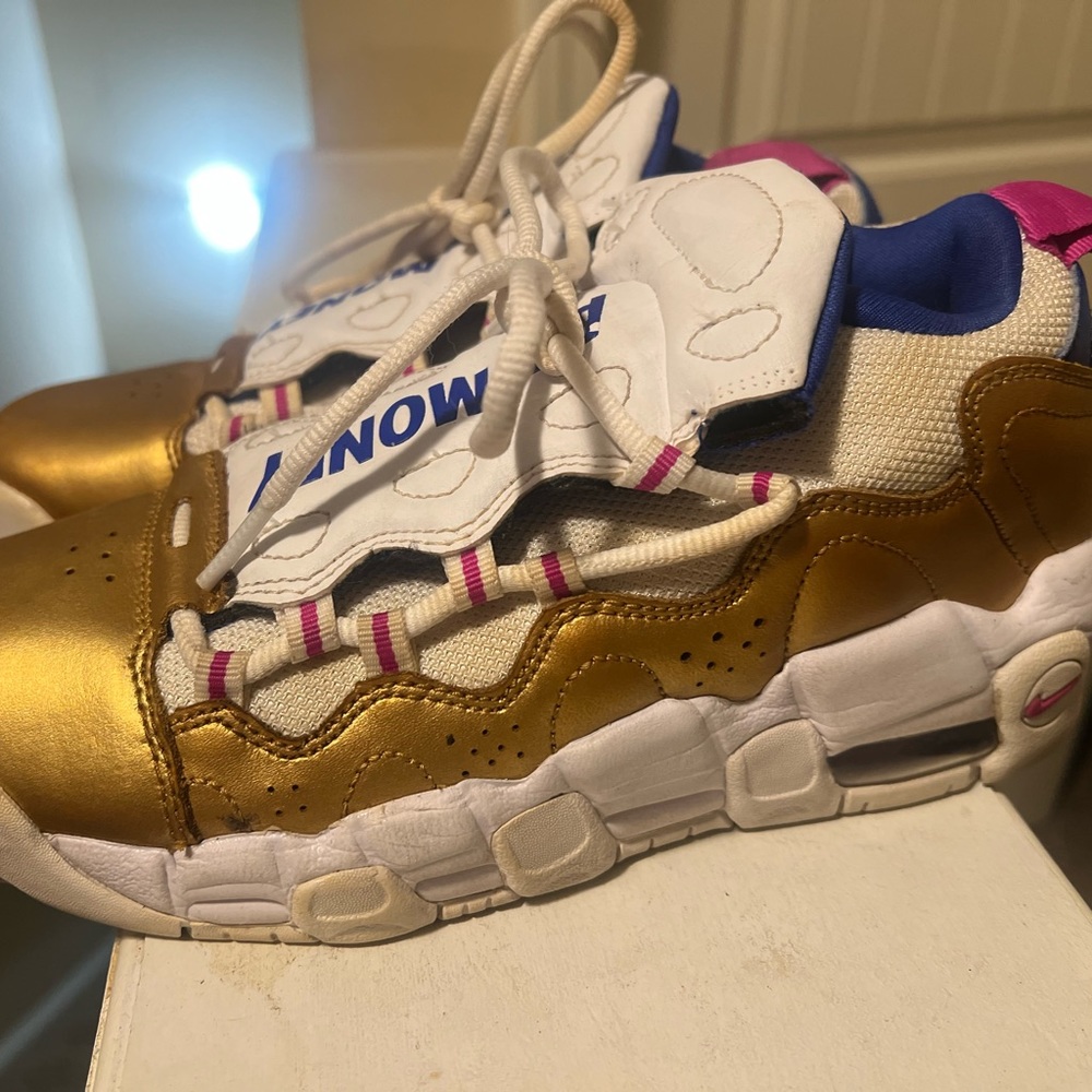 Nike Air More Money Peanut Butter & Jelly. Kids. Size 4.5Y. Women Size 6